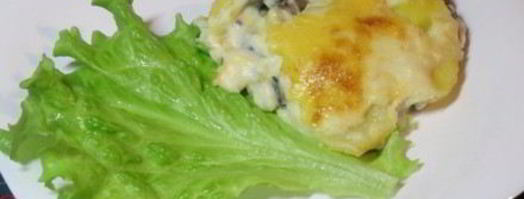 картофельная лазанья с грибами. Шаг 19