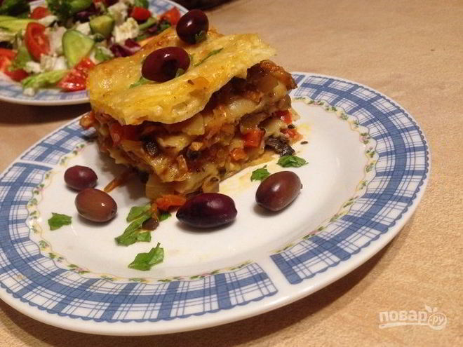 Рецепт лазаний без мяса