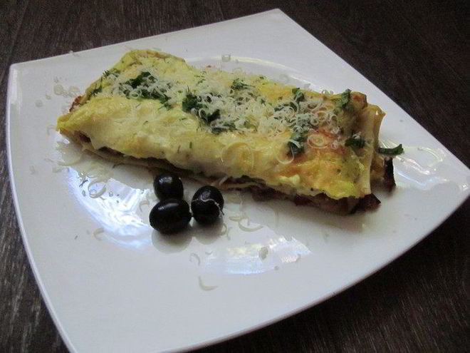 Рецепт лазаний грибная