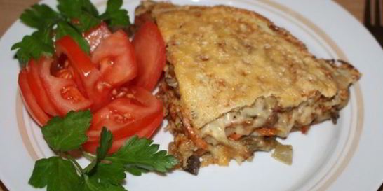 Лазанья из блинов