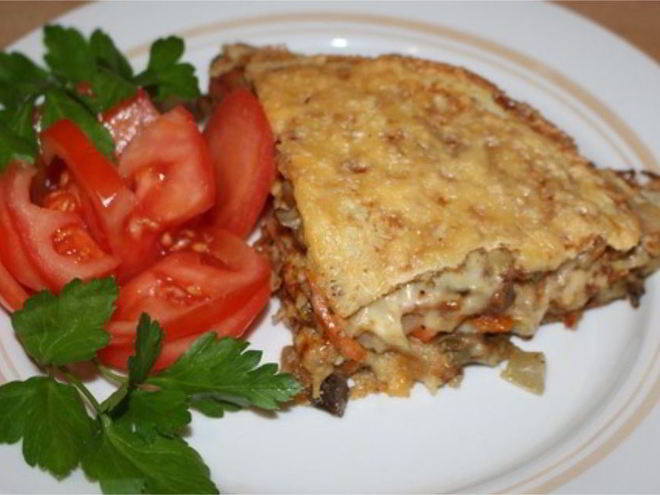 Рецепт лазаний из блинов