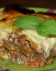 Лазанья из кабачков