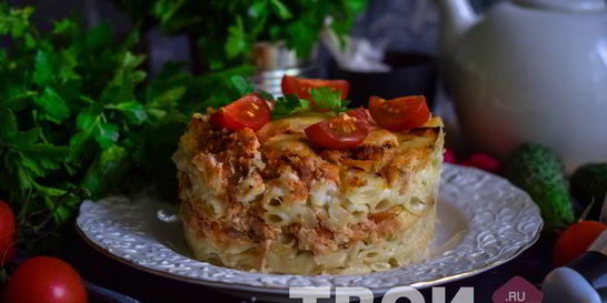 Лазанья из макарон