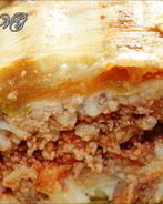 Лазанья кабачковая мясная