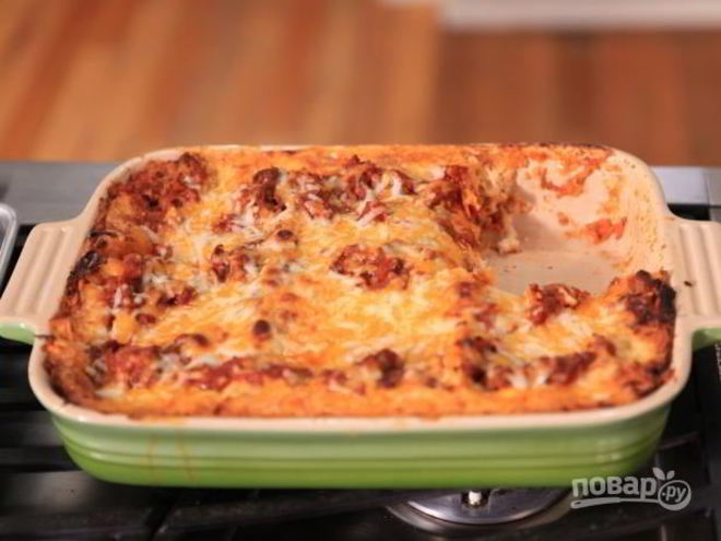 Рецепт лазаний классическая с соусом бешамель