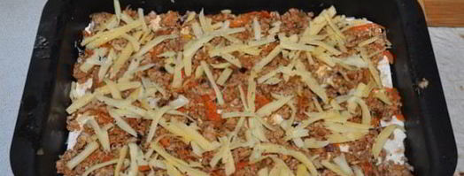 лазанья мясная с лавашем. Шаг 4