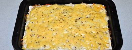 лазанья мясная с лавашем. Шаг 5