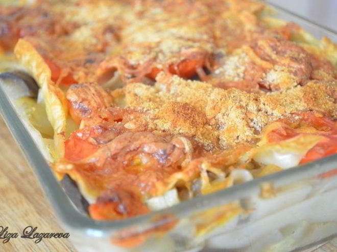 Рецепт лазаний-рататуя