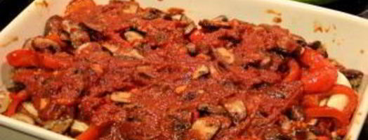 лазанья с баклажанами и грибами. Шаг 11