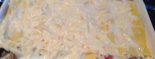 лазанья с баклажанами и индейкой. Шаг 13