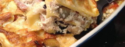 лазанья с баклажанами и индейкой. Шаг 15