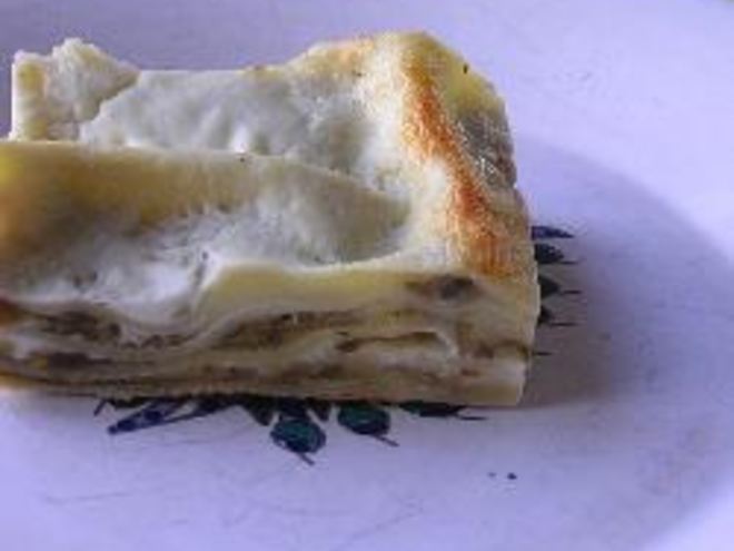Рецепт лазаний с баклажанами и сливочным соусом