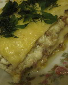 Лазанья с баклажаном