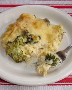 Лазанья с брокколи