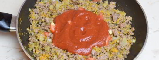 лазанья с фаршем в духовке. Шаг 7