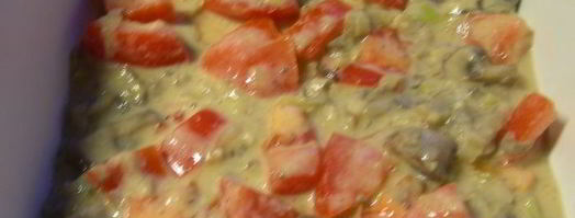 лазанья с грибами, луком-пореем и сыром чеддер. Шаг 12