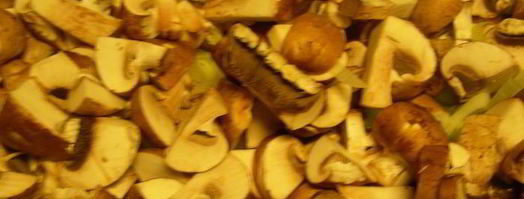 лазанья с грибами, луком-пореем и сыром чеддер. Шаг 4