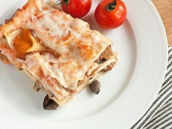 Рецепт лазаний с грибами