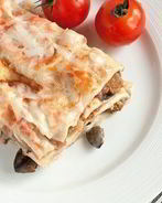 Лазанья с грибами