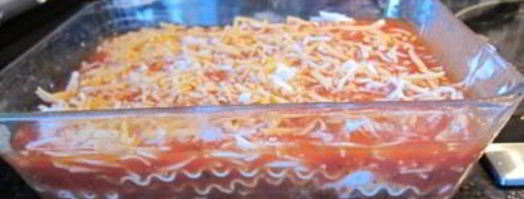 лазанья с курицей и помидорами. Шаг 8