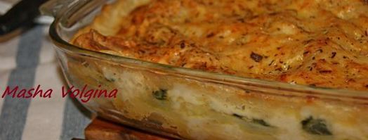 лазанья с курицей и шпинатом. Шаг 12