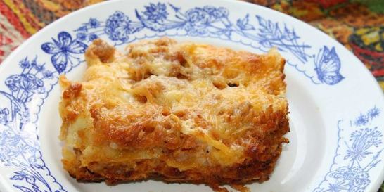 Лазанья с мясным фаршем