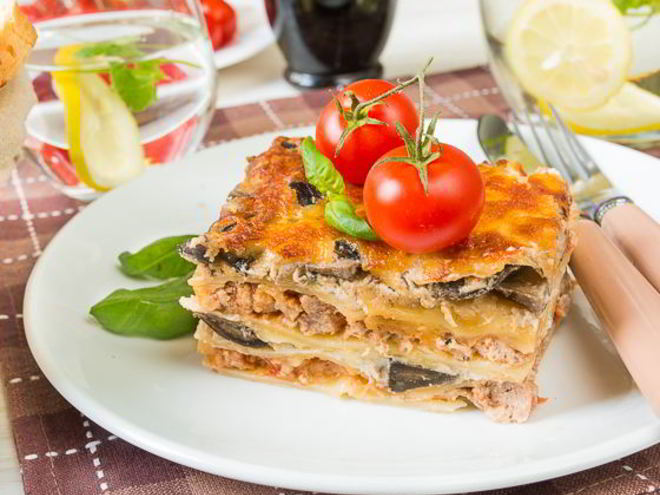 Рецепт лазаний с мясом и лесными грибами