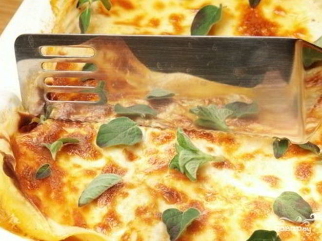 Рецепт лазаний с мясом и овощами