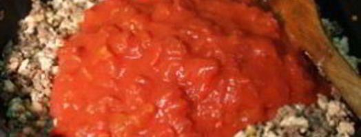 лазанья с мясом и овощами. Шаг 2