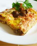 Лазанья с опятами