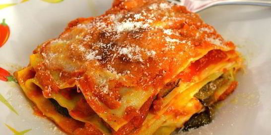 Лазанья с овощами-гриль