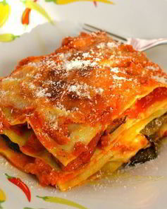 Лазанья с овощами-гриль