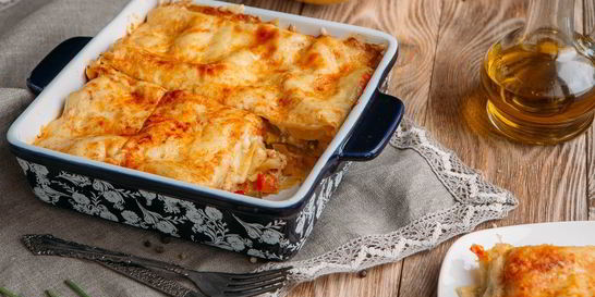Лазанья с овощами
