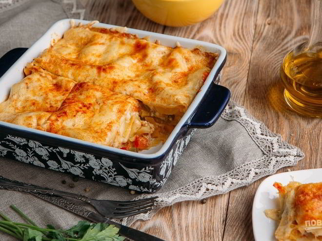 Рецепт лазаний с овощами