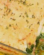 Лазанья с семгой и шпинатом