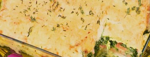 лазанья с семгой и шпинатом. Шаг 5