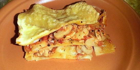 Лазанья с тунцом