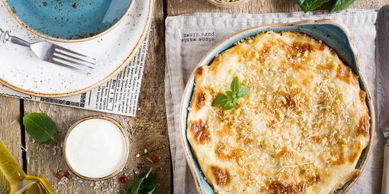 Лазанья с уткой