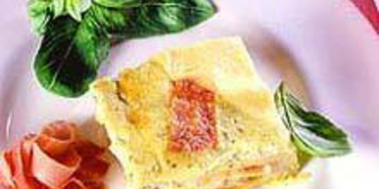 Лазанья с ветчиной