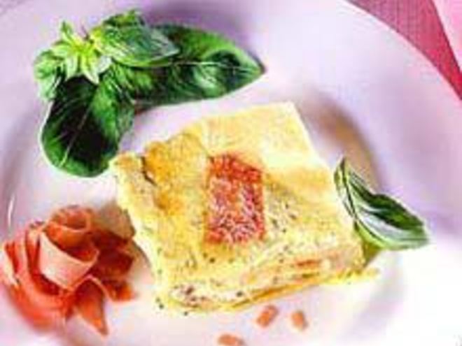 Рецепт лазаний с ветчиной