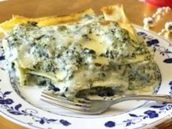 Рецепт лазаний со шпинатом и сыром