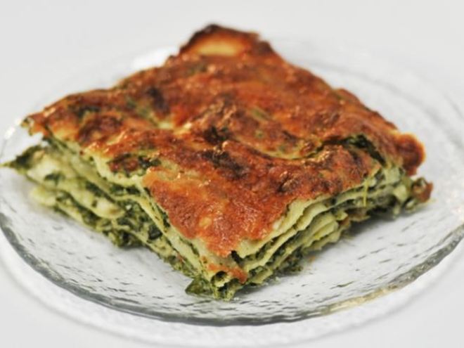 Рецепт лазаний со шпинатом