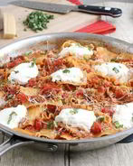 Лазанья в сковороде