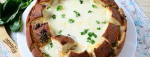 лазанья в цветущем хлебе. Шаг 9