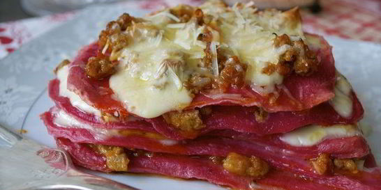 Мини-лазанья Сердце