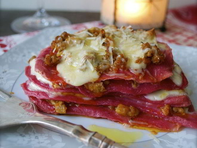 Рецепт мини-лазаний сердце