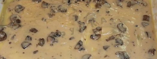 мясная лазанья с грибным соусом. Шаг 7