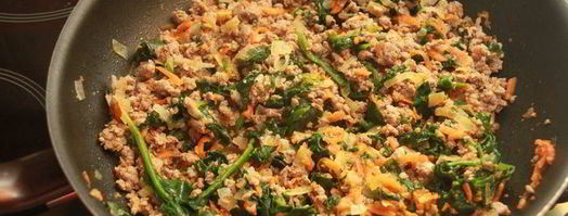 мясная лазанья со шпинатом. Шаг 5