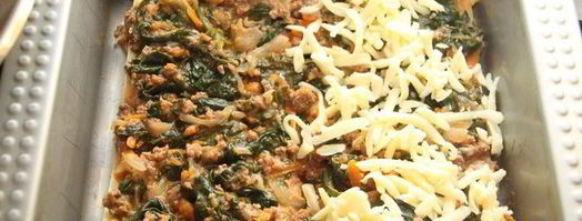 мясная лазанья со шпинатом. Шаг 8
