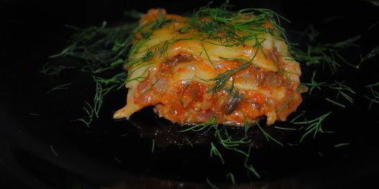 Овощная лазанья для самых маленьких